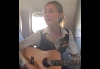 Flight Attendant Surprises Passengers With Brilliant Cover Of Lorde’s ‘Royals’