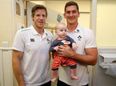 VIDEO: Irish Rugby Team Visit Temple Street Children’s Hospital