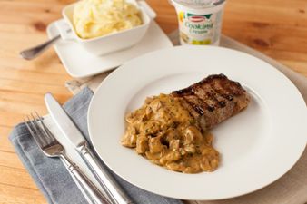 Making More with Less – Neven Maguire’s Sirloin Steak With Peppered Whiskey Sauce