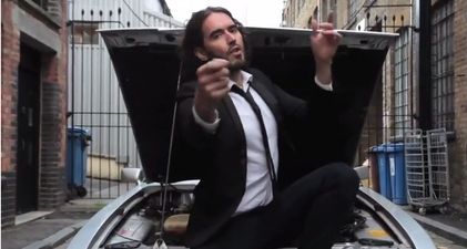 WATCH: Russell Brand And The Rubberbandits Perform Parody of Blur Classic