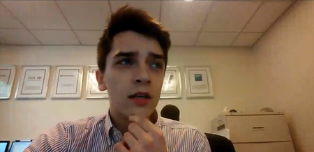 WATCH: This Could Be The MOST Annoying Workmate Of All Time (But We Kind of Love Him)