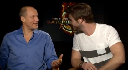 WATCH: The Moment Woody Harrelson Finally Realises That Co-Star Liam Hemsworth Is Chris Hemsworth’s Brother