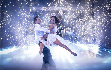 Caroline Flack Cosies Up To Glitterball As Strictly Success Sinks In