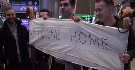 WATCH: This Video From Dublin Airport Today is Amazing (*sniffles)