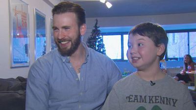 Chris Evans Pays Surprise Visit to Young Captain America Fan with Brain Tumour