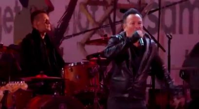WATCH: Chris Martin and Bruce Springsteen Take Over For Injured Bono And Sing With U2
