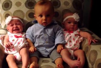VIDEO: Little Boy Gets Adorably Confused By Twin Babies