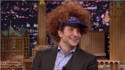 WATCH: Bradley Cooper Plays Air Guitar on The Jimmy Fallon Show