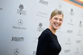 Her Look of the Day – Classic Monochrome For Rosamund Pike