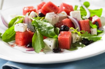 Recipe For Success: Kick Off Your New Year With A Fresh Watermelon, Feta and Rocket Salad