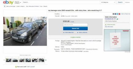 Father Sells Son’s Car On eBay In Hilariously Honest Auction