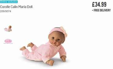 Argos Accused Of Racism After Selling White Dolls At A Higher Price Than Its Black Or Asian Counterparts