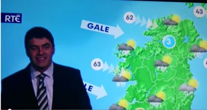 WATCH: Don’t Blame it On The Weatherman… RTÉ Have Hit Blooper Gold Again