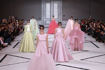 Frivolous Fabrics and Sugar Pink Hues at Giambattista Valli for Haute Couture Fashion Week