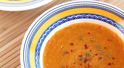 Food For Thought: A Quick Recipe For Sweet Potato, Peppers, Lemon And Thyme Soup