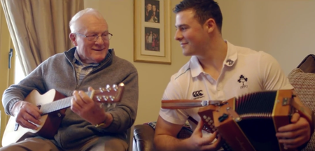 VIDEO: Irish Rugby Star with his Grandad is The Cutest Thing You’ll See Today