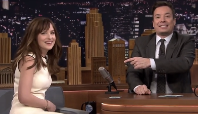 WATCH: Dakota Johnson And Jimmy Fallon Prove That Anything Can Be Sexy… Sort Of