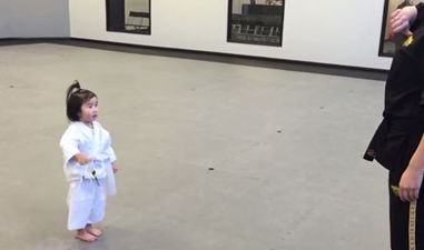 VIDEO: Three-Year-Old Taekwondo Student Recites Student Creed