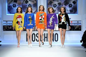 Moschino Presents Cartoon Inspired Chic at Milan Fashion Week