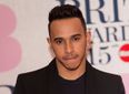 Lewis Hamilton Hangs Out With Models at Paris Fashion Week