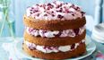 Recipe: Raspberries And Cream Cake With Rose Petals