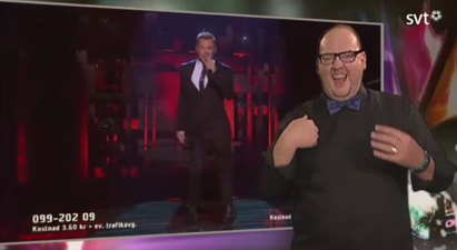 WATCH: This Sign Language Interpreter Just Stole The Show During The Swedish Eurovision Entry Finals
