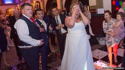 Remember When Gary Barlow Promised to Sing at Three Weddings? Here’s the First