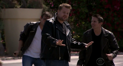 James Corden Performed ‘Grease’ At A Busy US Crosswalk… This Is What Happened