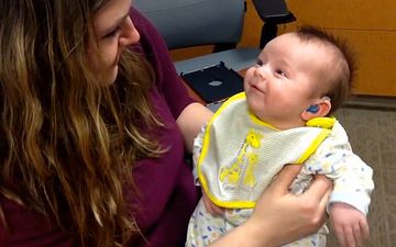 This Video Of A Nine-Week-Old Baby Hearing For The First Time Is The Cutest Thing You’ll See Today