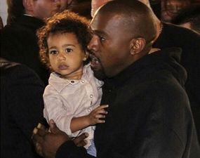 PICTURE: Too Cute! North West Is Definitely a Daddy’s Girl