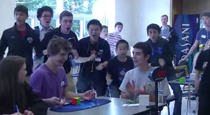 WATCH: Teenager Breaks The World Record After Solving A Rubik’s Cube In Epic Fashion