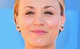 Kaley Cuoco “Pretty in Pink” with New Hairstyle