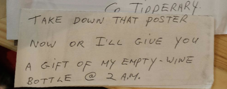 Tipperary Business Threatened After Posting “Vote Yes” Materials on their Windows