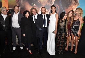 Her Look of the Day – Rosie Huntington-Whitely Nails This Rodarte Look