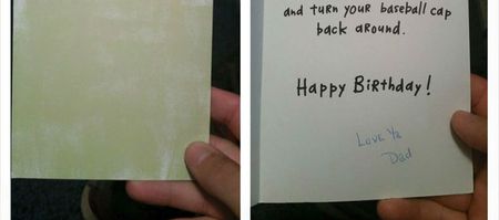 PIC: A Man Received A Birthday Card From His Late Father… 16 Years After His Death