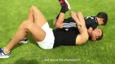 WATCH: Cristiano Ronaldo Training With His Son Is All Kinds Of Adorable