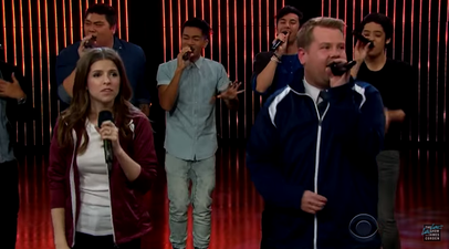 WATCH: Anna Kendrick Challenged James Corden To A Riff-Off And It Was Amazing