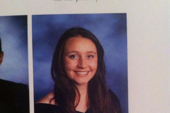 PIC: A Girl Left This Incredibly Powerful Message On Her School Yearbook