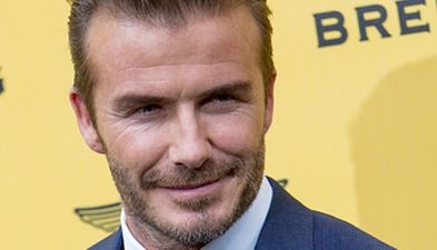 David Beckham Shares Sweet Snap of Harper Playing Football