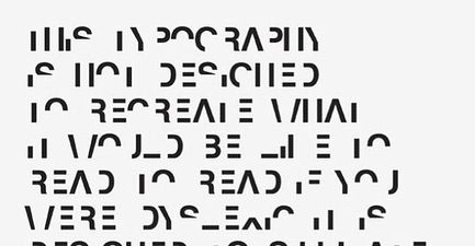 PICS: Attempting to Read This Sign Will Give You An Impression Of The Frustration Of Living With Dyslexia