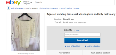 A Diane Von Furstenberg Wedding Dress Is On Sale For A Bargain On eBay