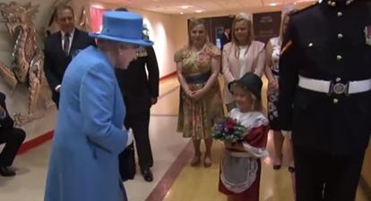 Little Girl Meets the Queen. Then Gets Accidentally Slapped.