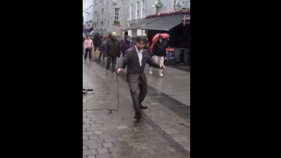 VIDEO: You Have To See This Galway Busker (And His Hilarious Moves)