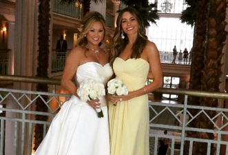 IN PICTURES: Sofia Vergara Acts as Bridesmaid for Best Friend