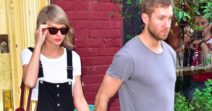 PICTURE: Taylor And Calvin Celebrate Independence Day Together And It’s VERY Cute