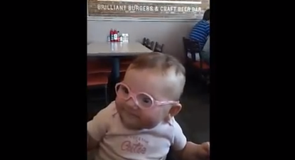 VIDEO: Baby Gets Glasses And Can See Properly For The First Time
