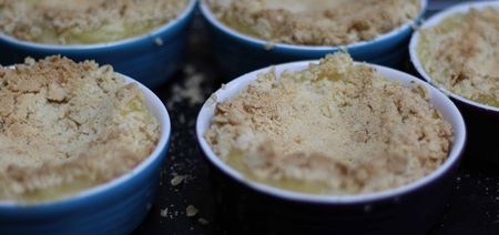 Sunday Sweet Treat: Apple Crumble with Toffee Sauce