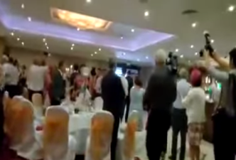 Only In Ireland… Bride Arrives To Her Wedding In Serious Style