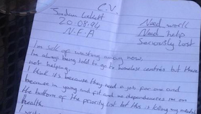 Here’s What Happened When a Homeless Man Asked a Passer-by to Take His CV