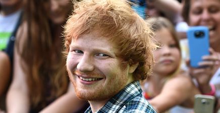 PICTURE: Ed Sheeran Took A Sneaky Peek At Croke Park Last Night